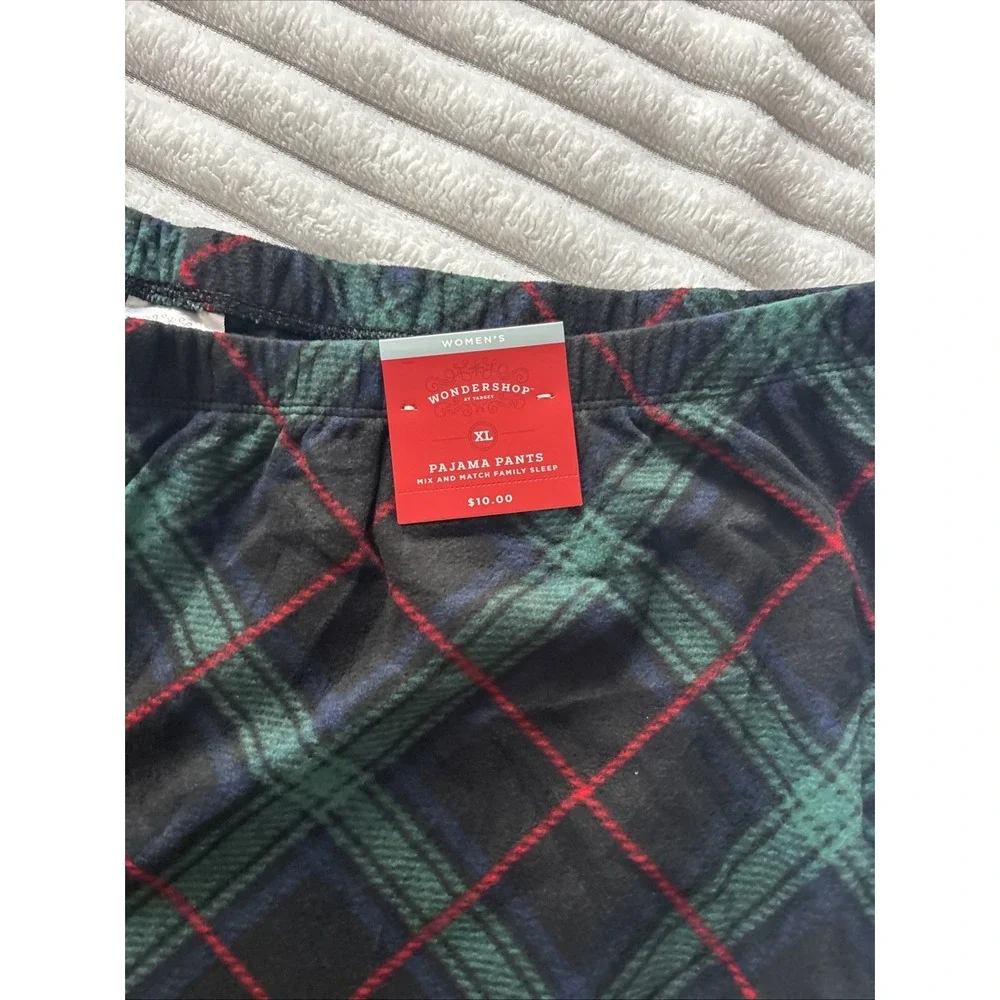 Wondershop Pajama Pants Green and Red XL (14)